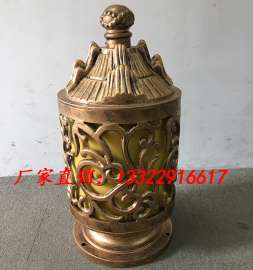 户外小区柱头灯 压铸铝防锈柱头灯 室外耐蚀耐晒石柱灯 别墅围墙灯 仿云石灯具产品
