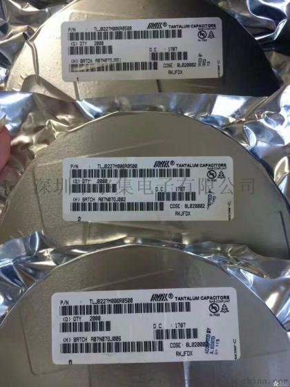AVX钽电容 TLJB227M006R0500全新原装正品