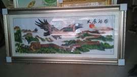 深圳南山农林街道字画装裱按什么收费,八尺书画装裱收费是多少钱 深圳市上门取件送货安装服务