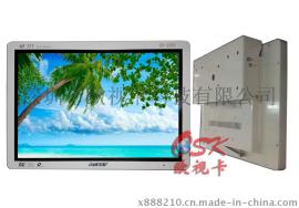 抓杆式22寸车载固定广告机3G网络远程 1080P公交车背挂网络显示器