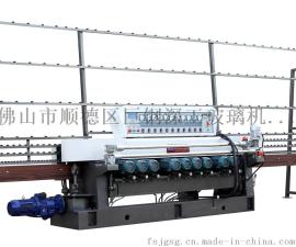 玻璃深加工设备 玻璃直线斜边机 拼镜玻璃磨边机 传送平稳 耐磨性好