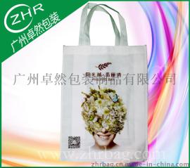 【卓然包装】白色淋胶无纺布袋 厂家定做生产不织布袋 房地产广告宣传环保袋