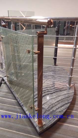 316#不锈钢建筑护栏立柱