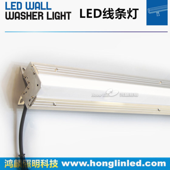 直角双面发光led线条灯_转角安装led线形灯
