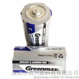 热水器，燃气灶，手电筒等干电池R14P C型2号环保电池