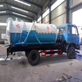 东风145二手吸污车洒水车现货销售高压清洗车带吸污车两用车