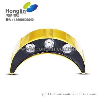 LED瓦楞灯_3w月牙灯_大功率瓦片射灯