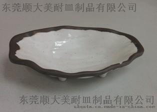 100%美耐皿 千山6.5锅纹碟 仿瓷餐具（密胺/科学瓷）12417