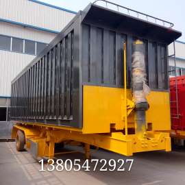 11米平板后翻自卸半挂车 侧翻自卸运输半挂车