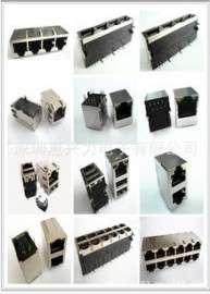 RJ45带变压器插座系列，滤波器系列连接器