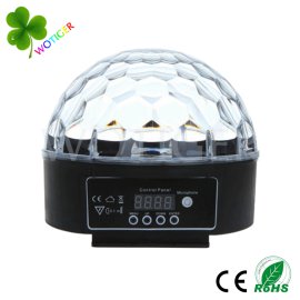LED水晶魔球声控魔球灯家用聚会气氛彩光灯KTV包房图案灯水晶魔球