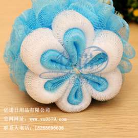 时尚超柔软梅花形沐浴球 厂家定制批发