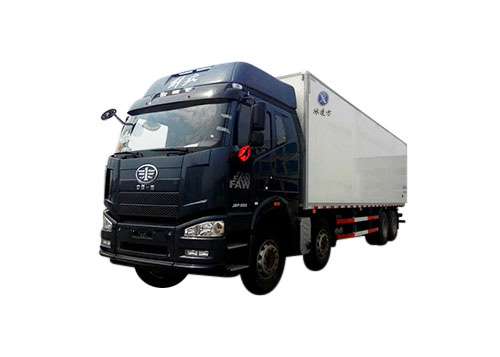 厂家直销解放J6P冷藏厢，青岛冷藏车保温车