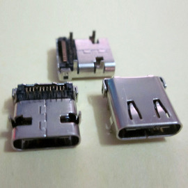 厂家直销USB type c母座 USB type c母座贴片外壳插件连接器