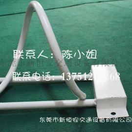学校文明停车选择绿道通品牌、碳素钢螺旋式自行车停放架
