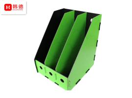 厂家直销外贸精品轻型环保收纳架文件架PP发泡板三挡杂志架