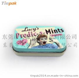 水果味糖果铁盒 哈密瓜味糖果包装盒