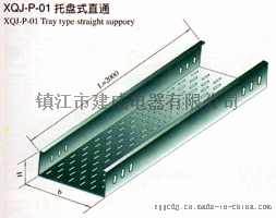 品牌推荐 建成电器XQJ-P-01托盘式直通 托盘式桥架