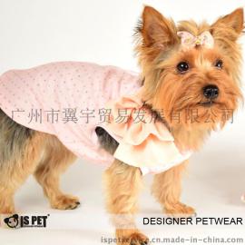 ISPET 2015新款 宠物猫狗衣服 闪粉T恤TS0026