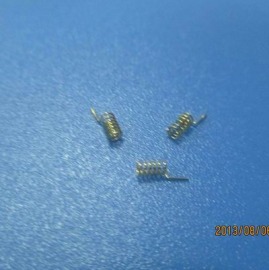 耳机喇叭电池弹簧｜0.1-2.5MM线径精密镀金弹簧｜广东弹簧生产厂家