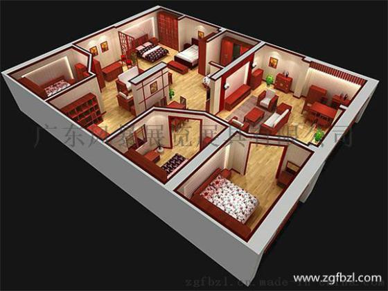 东莞家具展厅定制设计 办公家具展厅 家私中式展厅