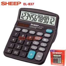 SHEEP喜普计算器EL-837 12位电子位电子计算器