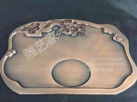 中国风铝板雕刻 雕花茶具茶盘