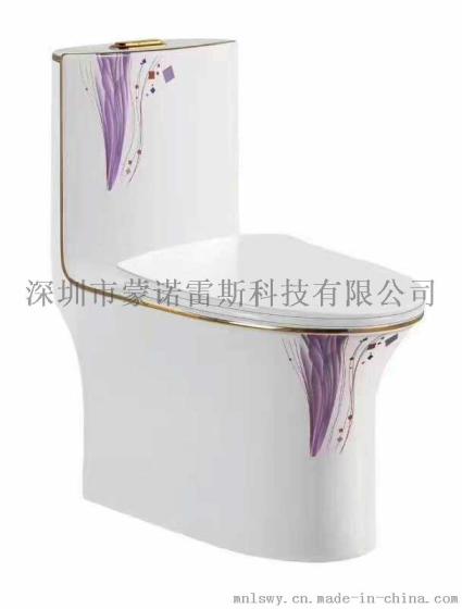 蒙诺雷斯彩金马桶---001紫兰花