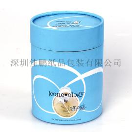 定制茶叶纸罐纸筒白色纸芯 牛皮包装纸筒纸质圆柱包装盒