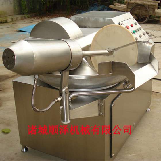 顺泽全自动125蔬菜斩拌机 水饺肉馅斩拌机价格 变频式高速斩拌机