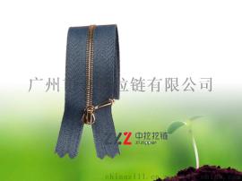 ZL0#细牙单拉 0#金属拉链 闭口拉链 顺畅不易爆链 环保高档金属拉链