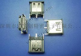 HDMI A TYPE 立式贴片15.0HHYC05-HDMIA19-150