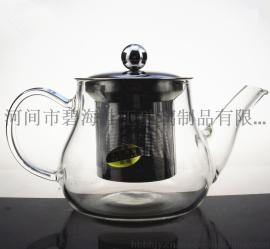 玻璃茶具 玻璃茶壶  不锈钢茶隔  花茶壶