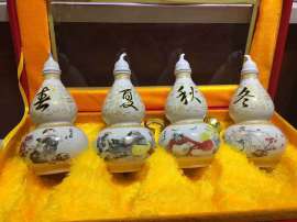 河北1斤装陶瓷酒瓶套装厂家批发定制