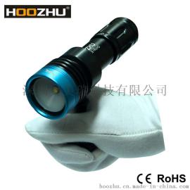 HOOZHU鸿珠 V11潜水灯 含支架 水下100米 潜水手电筒