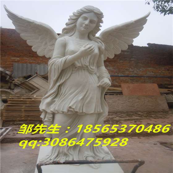 砂岩天使雕塑 砂岩天使人物雕塑 欧式砂岩天使人物雕塑摆设