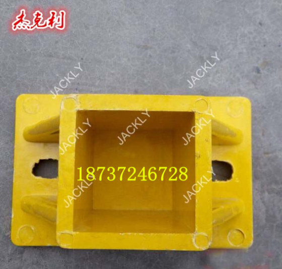 50玻璃钢方管接头底座杰克利璃钢护栏组合配件连接36方管底座厂家直销