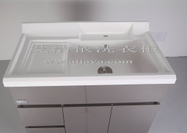 多功能上海洗衣柜2014经典不锈钢真宗304自带溢水口简约版艾洁依洗衣柜