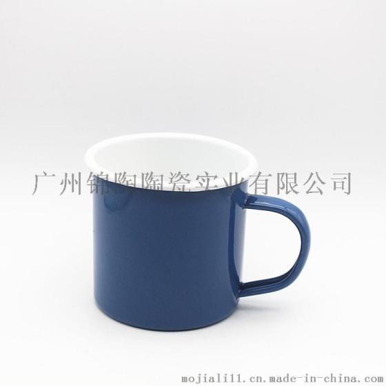 加厚搪瓷杯8CM搪瓷茶缸马克杯搪瓷缸子儿童口杯咖啡杯logo定制