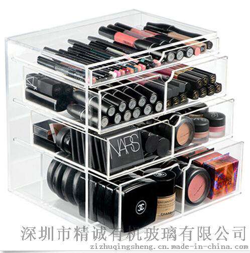 透明亚克力多功能化妆品展示架 有机玻璃展示架 压克力展示架定制