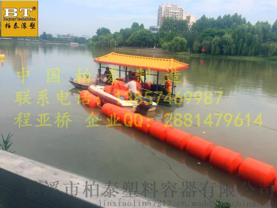 绍兴抽沙管道浮筒 浙江拦渣塑料浮体定做厂家