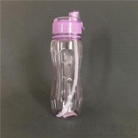 时尚大方密封防漏BPA FREE塑料水杯 简约带吸管创意新款太空杯