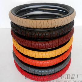 工厂直销小羊皮开口笑方向盘套彩色汽车把套时尚个性女士把套汽车内饰精品批发
