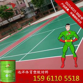 羽毛球场透气型13mm塑胶跑道 EPDM运动地胶 常州厂家施工