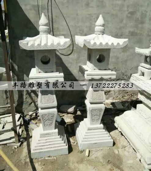 石雕青石仿古石灯中式石灯笼庭院摆件