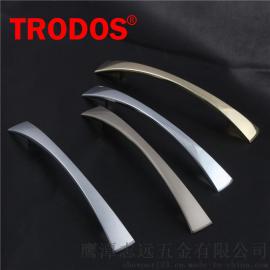 志远五金现代简约拉手家装锌合金防锈衣柜门拉手抽屉把手家具配件