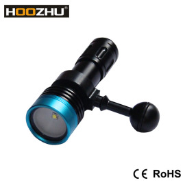 HOOZHU V11 潜水补光灯 最大1000流明 水下100米 强光手电筒 潜水手电