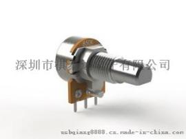 厂家供应多联电位器，碳膜电位器，旋转电位器，R12金属轴套电位器