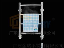金瑞 304不锈钢电热毛巾架卫生间置物架浴巾架 JR-H-G5