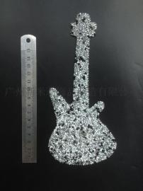 工厂环保双色树脂钻祼钻烫胶热溶胶水钻网钻图案服装箱包鞋面烫钻